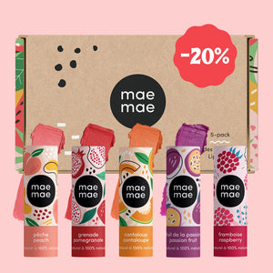 4 Lip Tints + 1 Lip Balm Gift Bundle Maemae Natural Products