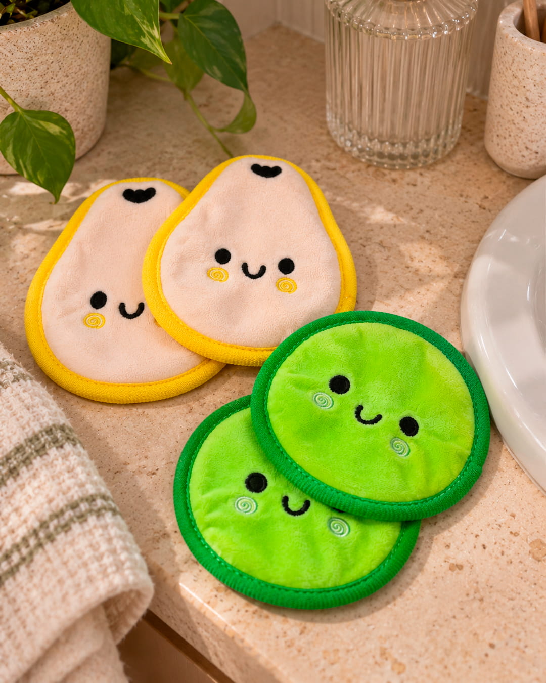 Reusable Facial Cleansing Pads (Set of 4)