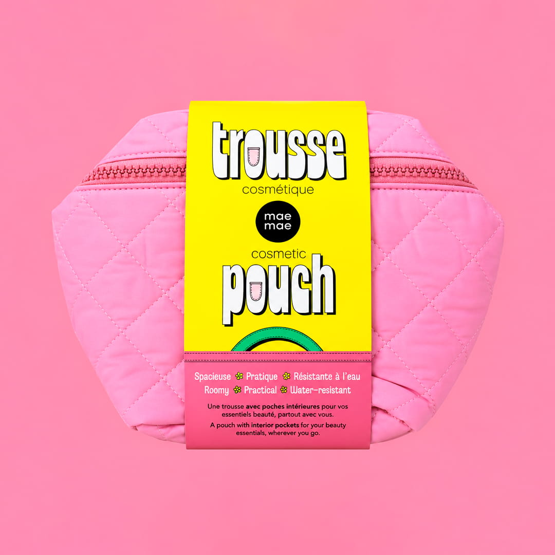 Trousse cosmétique de voyage matelassée