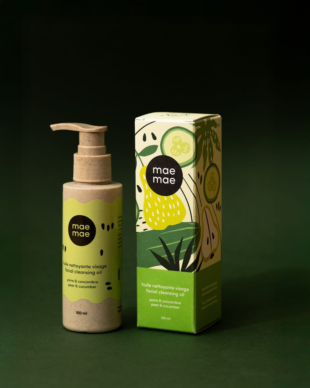 Huile nettoyante pour le visage Poire & Concombre