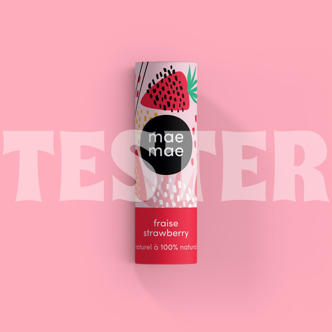 Strawberry Natural Lip Balm - Tester